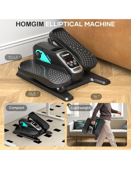 Máquina Elíptica de Escritorio HOMGIM HG-UD-2 Silenciosa 12 Niveles