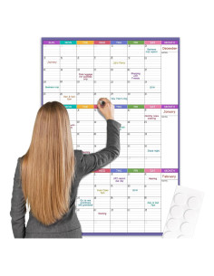 Calendario de Pizarra Blanca Youthamazing 3 Meses 71x102 cm