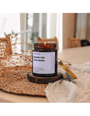 Vela de Cera de Soja Sallas 4oz y 9oz Ecológica Aromática