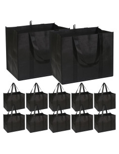 Bolsas de Compras Reutilizables DIOMMELL 12 Piezas 40.9x33x25.9cm