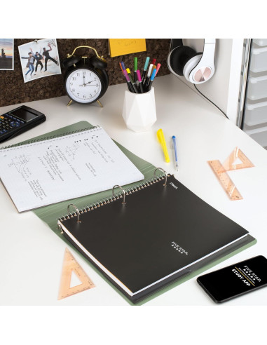 Cuaderno Espiral Five Star 1 Asignatura 100 Hojas Cuadriculado