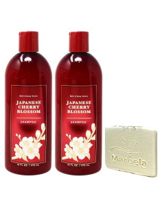 Champú Flor de Cerezo Japonés 2x473mL + Jabón Avena Natural