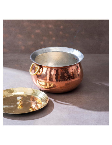 Olla Holandesa P-TAL de Cobre 3.5L Antiadherente 22.86cm