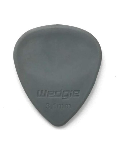 Púas de Guitarra de Goma Wedgie WRPP31M Media 3.1mm - 3 Piezas