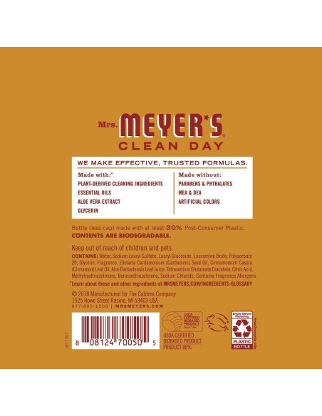 Juego de Cocina Mrs. Meyer's Manzana - 3 Productos de Limpieza