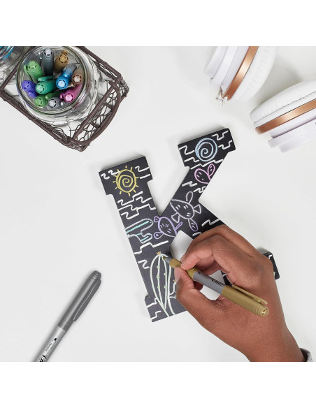 Marcadores Permanentes Metálicos BIC Intensity, Punta Fina, 8 Unidades