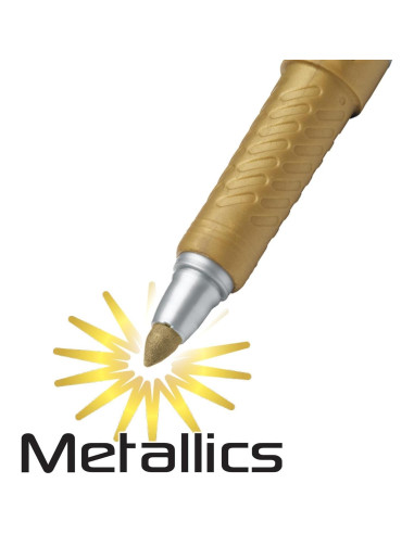 Marcadores Permanentes Metálicos BIC Intensity, Punta Fina, 8 Unidades