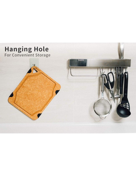 Tabla de Cortar Toptier 29.2x23.5cm Fibra de Madera Ecológica