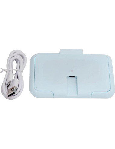 Calentador de Toallitas Húmedas para Bebés Hilitand Azul Claro