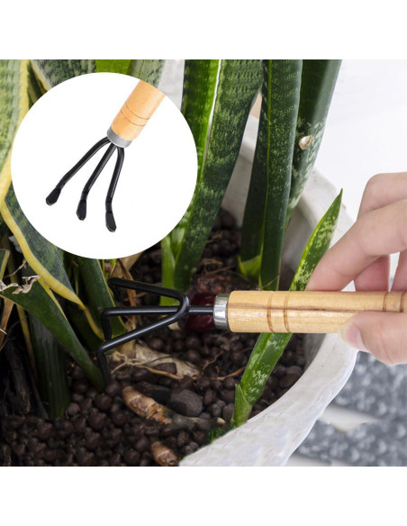 Juego de Herramientas de Jardín Mini 3 Piezas Snadulor