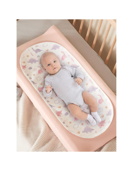 Protectores de Cambiador TILLYOU 100% Algodón Reutilizables 6 Pzs