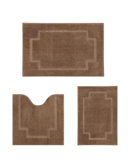 Juego de Alfombrillas de Baño CNNJ 3 Piezas Antideslizantes