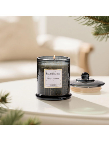 Vela de Soja Natural LA JOLIE MUSE Cedro y Ciprés 285g