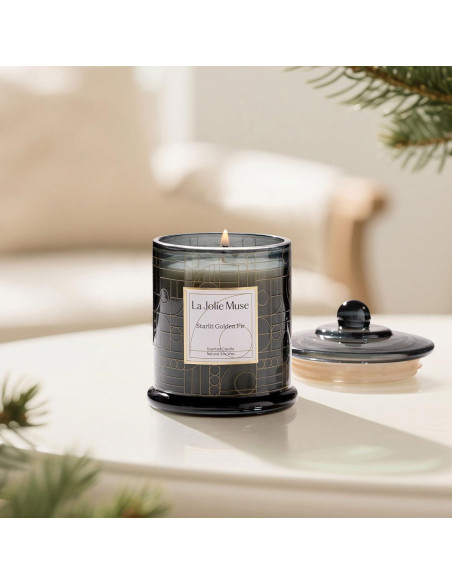 Vela de Soja Natural LA JOLIE MUSE Cedro y Ciprés 285g
