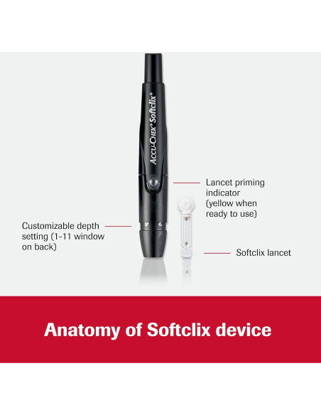 Dispositivo de punción Accu-Chek Softclix + 110 lancetas