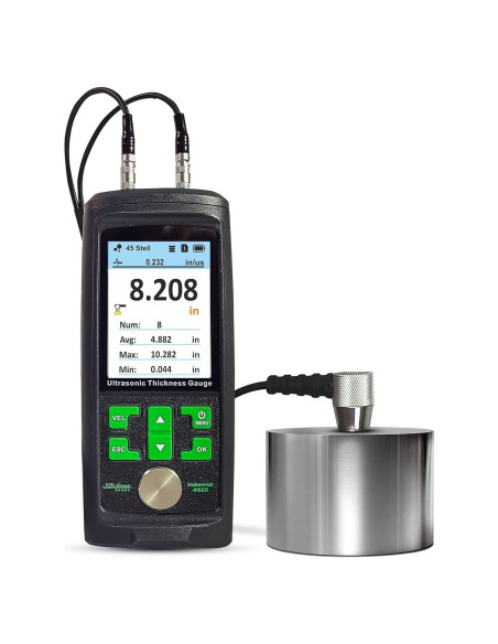 Medidor de Espesor Ultrasónico Industrial-882X - 1-300mm