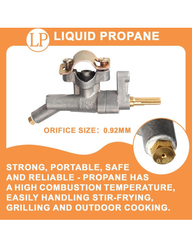 Válvula de Control de Quemador Principal PETKAO para Weber Spirit II