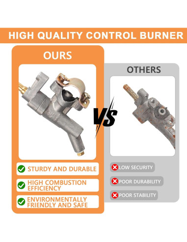 Válvula de Control de Quemador Principal PETKAO para Weber Spirit II