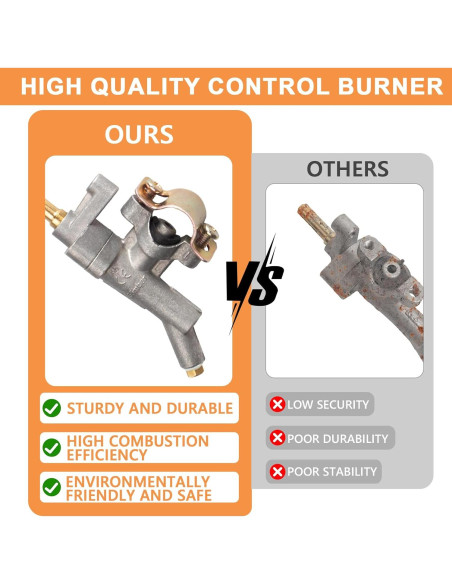 Válvula de Control de Quemador Principal PETKAO para Weber Spirit II