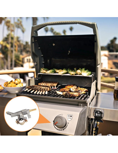 Válvula de Control de Quemador Principal PETKAO para Weber Spirit II