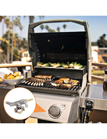 Válvula de Control de Quemador Principal PETKAO para Weber Spirit II