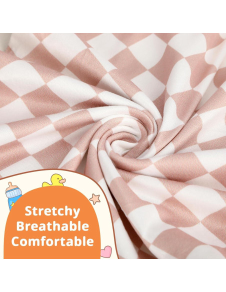 FEBSNOW 2 Fundas de Almohada de Lactancia Algodón 57x46cm