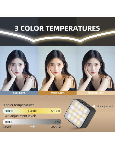 Luz de Relleno Magnética Pocket 3 - Shenzhen Heyi, 6500K