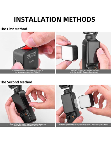 Luz de Relleno Magnética Pocket 3 - Shenzhen Heyi, 6500K