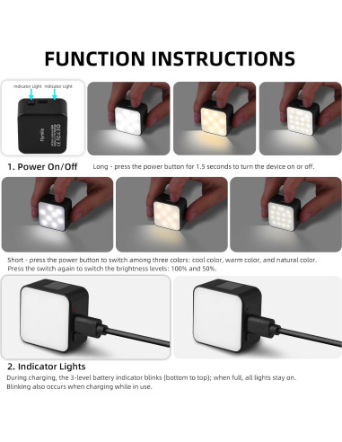 Luz de Relleno Magnética Pocket 3 - Shenzhen Heyi, 6500K