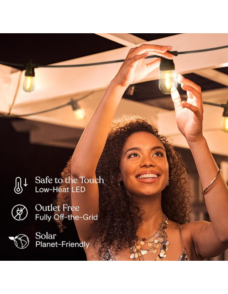 Luces de Cadena LED Solar Brightech Ambience Pro 8.23m 1W