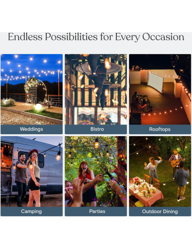 Luces de Cadena LED Solar Brightech Ambience Pro 8.23m 1W