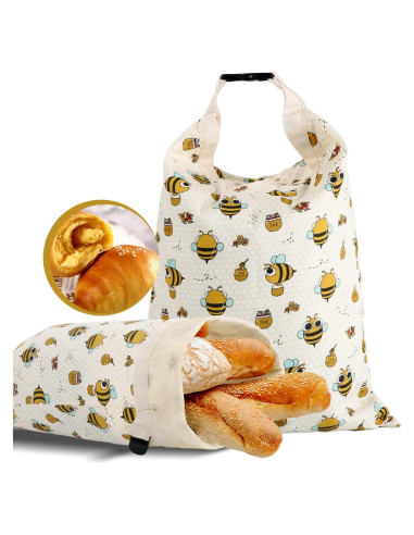 Bolsas de Pan de Cera de Abeja VAKEEN 43x33 cm Reutilizables