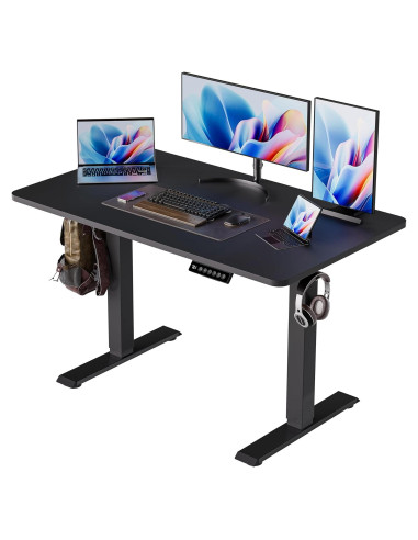 Escritorio Eléctrico Ajustable BIZUM 101.6x60.9 cm Negro