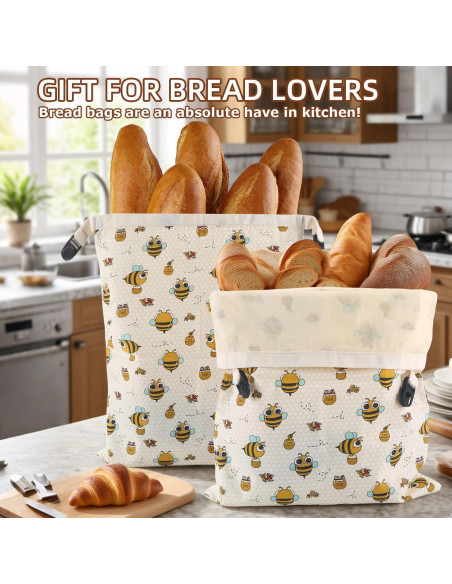 Bolsas de Pan de Cera de Abeja VAKEEN 43x33 cm Reutilizables
