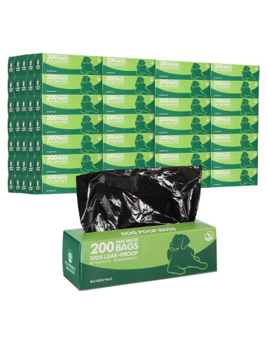 Bolsas de Desechos para Perros Sherr - 4000 Bolsas Negras