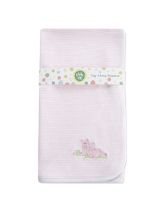 Manta de Envueltura 100% Algodón Little Me Conejitos 76x69cm