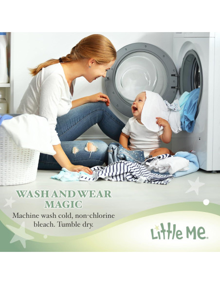 Manta de Envueltura 100% Algodón Little Me Conejitos 76x69cm