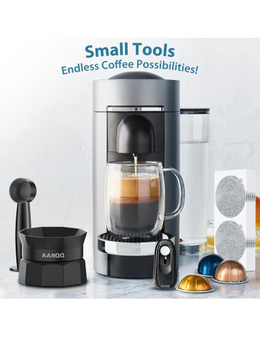 Kit de Cápsulas Reutilizables AANQQ para Nespresso Vertuo