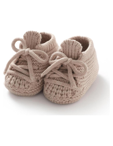 Botines de bebé Neiwech 0-3 meses beige suaves y cálidos