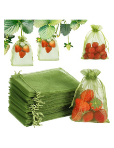 Bolsas de Protección para Frutas Shintop 100 Pcs 10x15 cm Verde