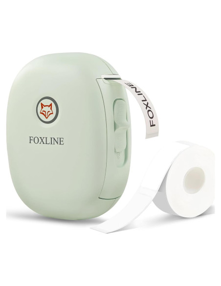 Impresora de Etiquetas FOXLINE F10 Bluetooth Verde Portátil