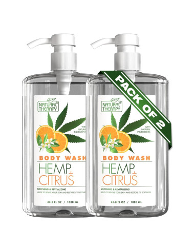 Gel de Ducha Crystalline Health & Beauty 2000 ml Cáñamo y Cítricos