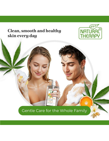 Gel de Ducha Crystalline Health & Beauty 2000 ml Cáñamo y Cítricos