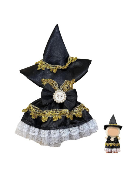 Conjunto de Ropa de Halloween para Muñeca Labubu 17cm