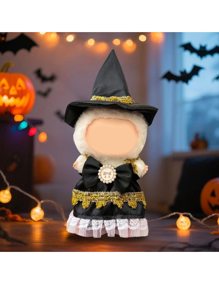 Conjunto de Ropa de Halloween para Muñeca Labubu 17cm
