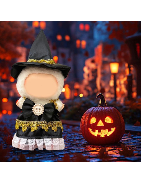 Conjunto de Ropa de Halloween para Muñeca Labubu 17cm