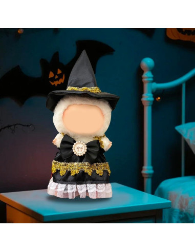 Conjunto de Ropa de Halloween para Muñeca Labubu 17cm