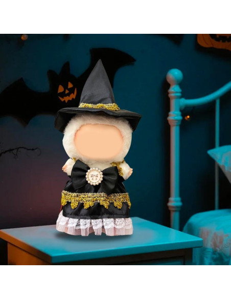 Conjunto de Ropa de Halloween para Muñeca Labubu 17cm
