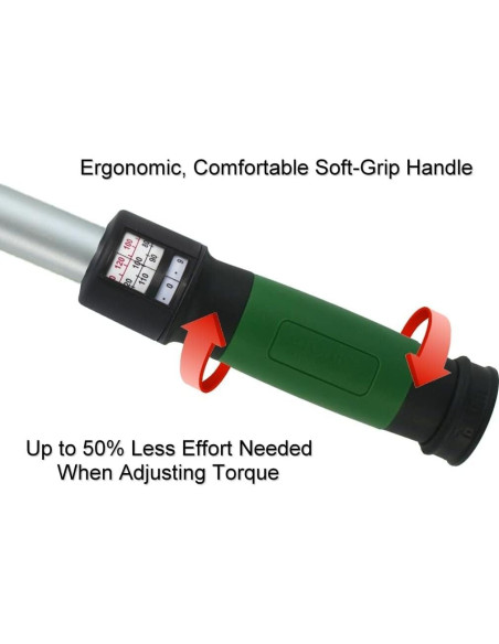 Llave de Torque eTORK 1/2" 30-150 ft-lb (40.7-203.4 Nm) Mecánica