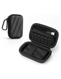 Funda Dura para SSD Samsung T9/T7 Shield - Impermeable - Negro